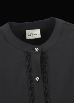 Damen Luis Trenker Baumwollbluse Mit Ballonärmeln Lufanny
