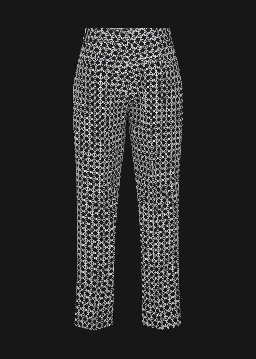 Damen Luis Trenker Baumwolljacquard-Hose Im Cigarette Cut Luleonelle