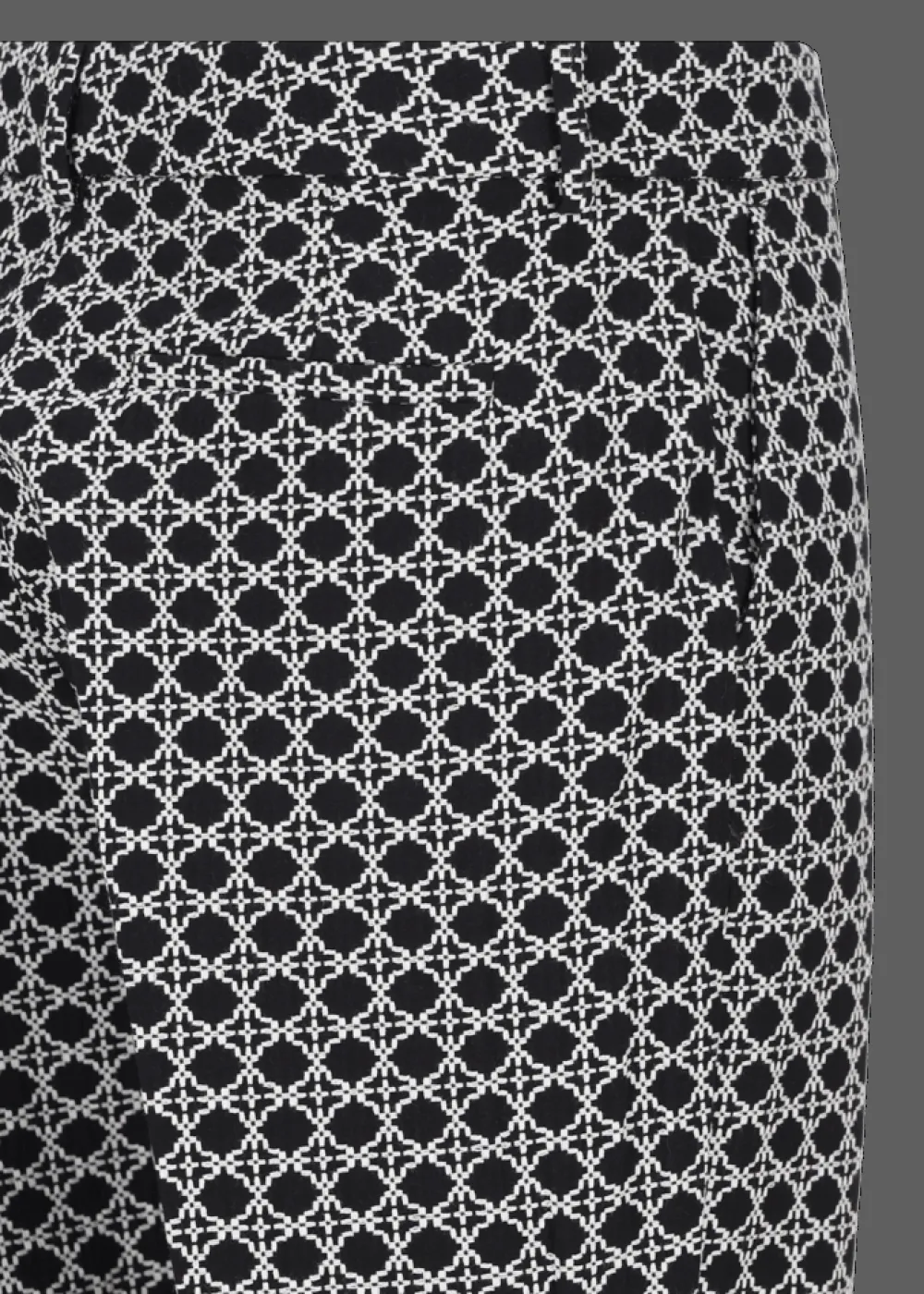 Damen Luis Trenker Baumwolljacquard-Hose Im Cigarette Cut Luleonelle
