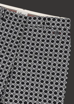 Damen Luis Trenker Baumwolljacquard-Hose Im Cigarette Cut Luleonelle