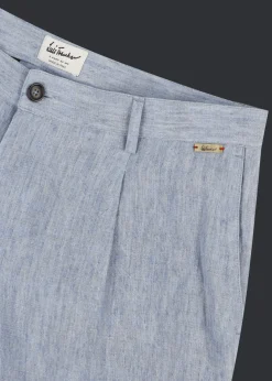 Herren Luis Trenker Bermuda-Shorts Aus Leinen Lubartl