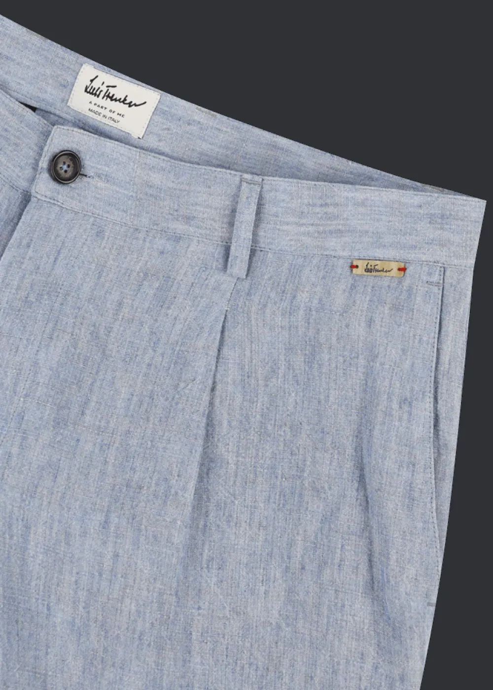 Herren Luis Trenker Bermuda-Shorts Aus Leinen Lubartl
