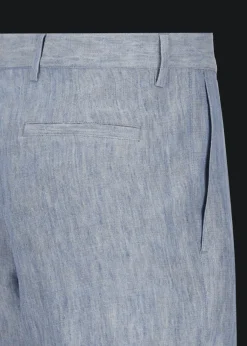 Herren Luis Trenker Bermuda-Shorts Aus Leinen Lubartl