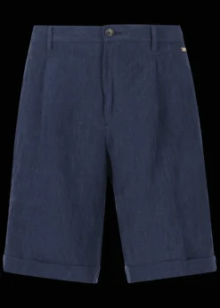 Herren Luis Trenker Bermuda-Shorts Aus Leinen Lubartl