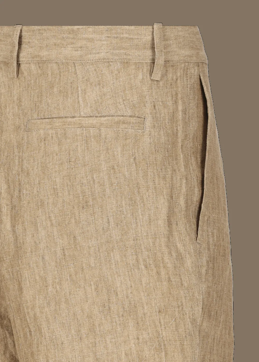 Herren Luis Trenker Bermuda-Shorts Aus Leinen Lubartl