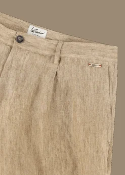 Herren Luis Trenker Bermuda-Shorts Aus Leinen Lubartl