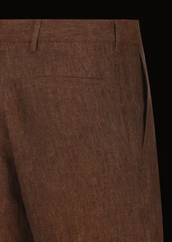 Herren Luis Trenker Bermuda-Shorts Aus Leinen Lubartl