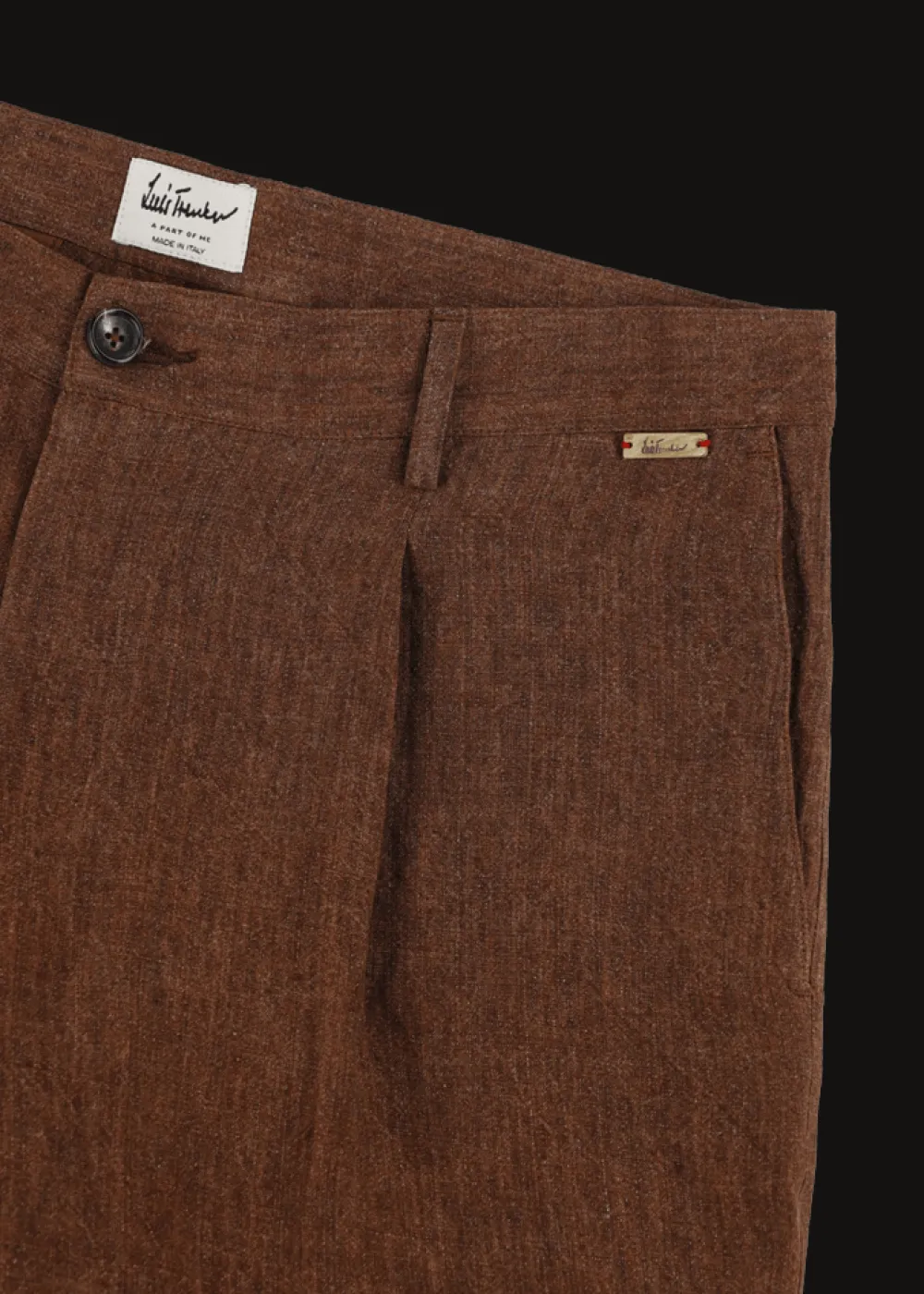 Herren Luis Trenker Bermuda-Shorts Aus Leinen Lubartl