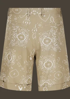 Herren Luis Trenker Bermuda-Shorts Mit Bandanaprint Lubartl