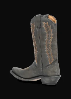 Damen/Herren Luis Trenker Bestickter Cowboy-Stiefel Aus Leder Lucamp