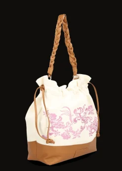 Damen Luis Trenker Beuteltasche Aus Canvas Und Leder Lusac