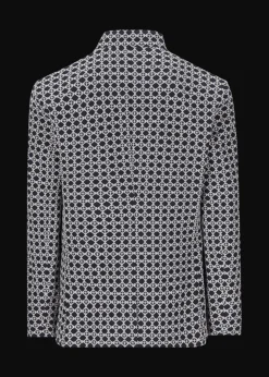 Herren Luis Trenker Blazer Aus Baumwolljacquard Lusandretto