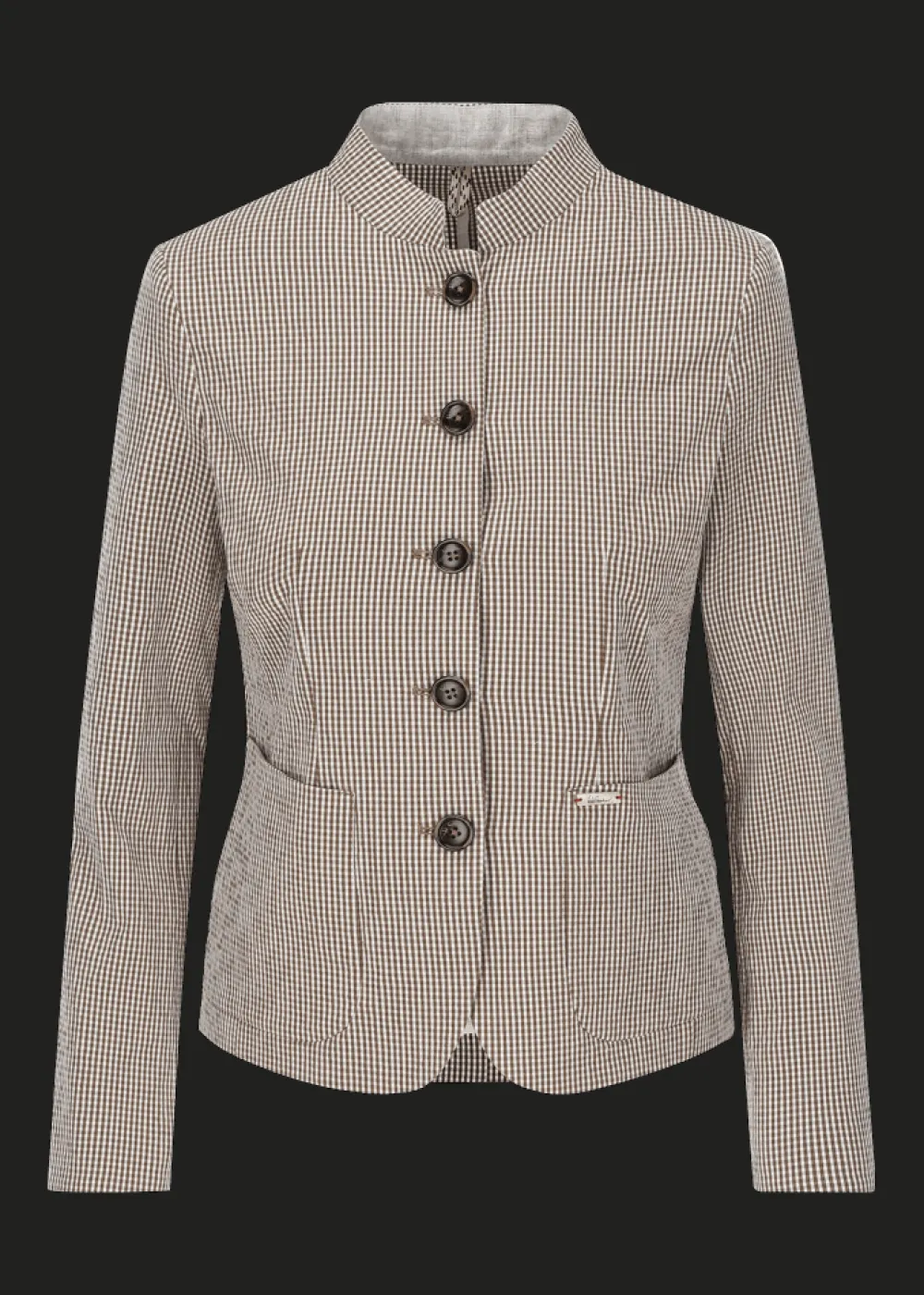Damen Luis Trenker Blazer Mit Vichymuster Luranda