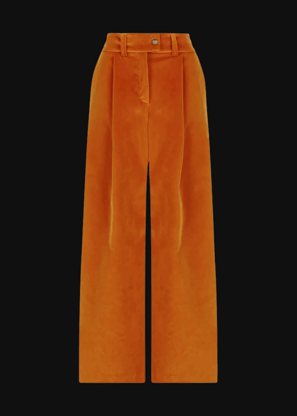 Damen Luis Trenker Bundfaltenhose Aus Samt Luxara
