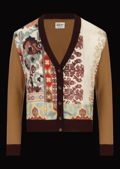 Damen Luis Trenker Cardigan Im Materialmix Luwaynet
