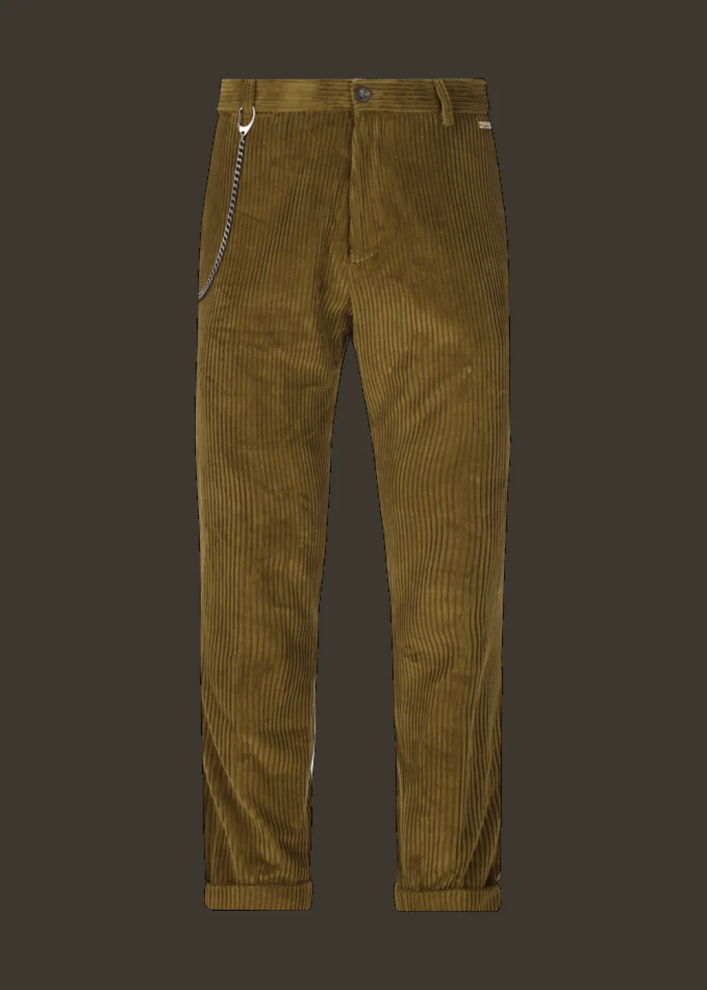 Herren Luis Trenker Chino-Hose Aus Cord Lubruneu
