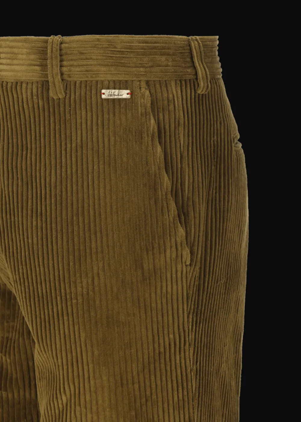 Herren Luis Trenker Chino-Hose Aus Cord Lubruneu