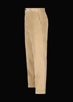 Herren Luis Trenker Chino-Hose Aus Feinem Cord Lubruneu