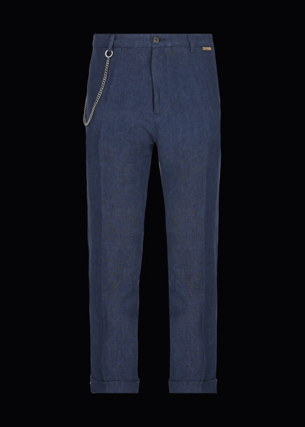 Herren Luis Trenker Chino-Hose Aus Reinem Leinen Lubruneu