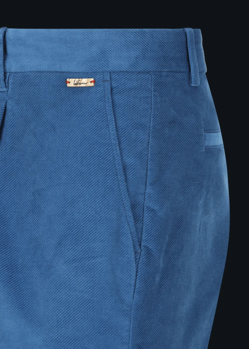 Herren Luis Trenker Chino-Hose Aus Samt Lubyron