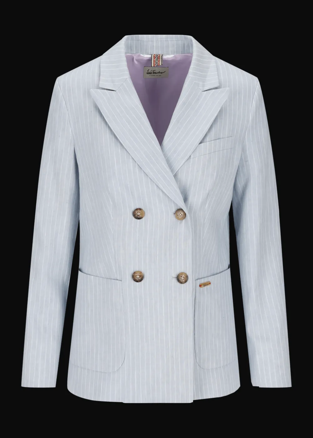 Damen Luis Trenker Doppelreihiger Blazer Mit Nadelstreifen Luscilla