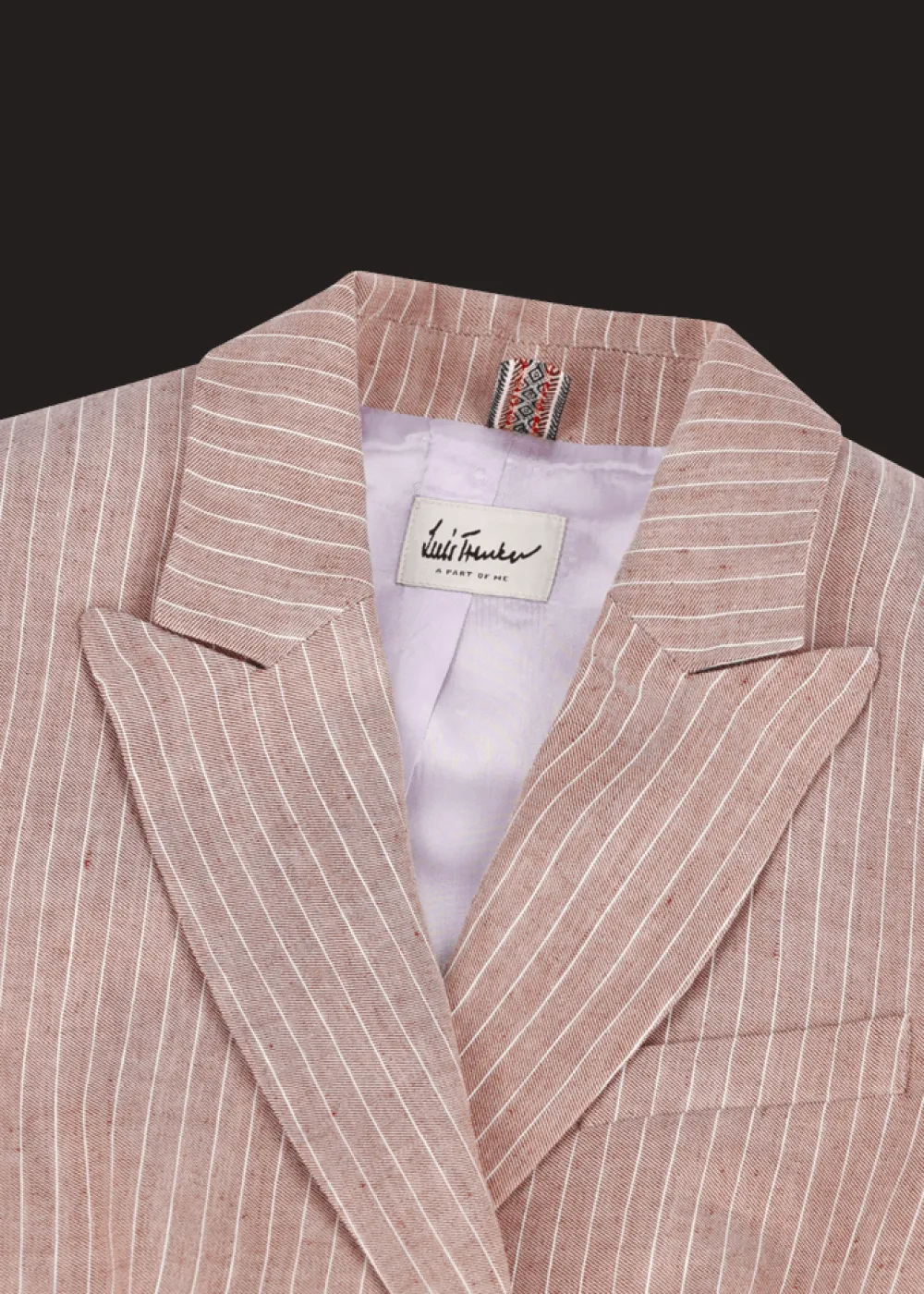 Damen Luis Trenker Doppelreihiger Blazer Mit Nadelstreifen Luscilla