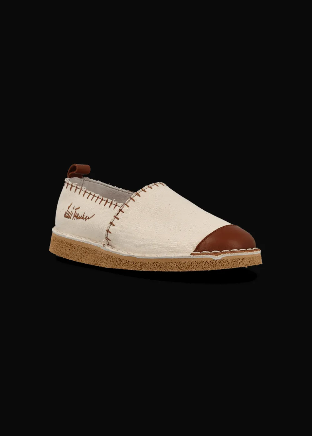 Damen Luis Trenker Espadrilles Aus Canvas Und Leder Ludrespa