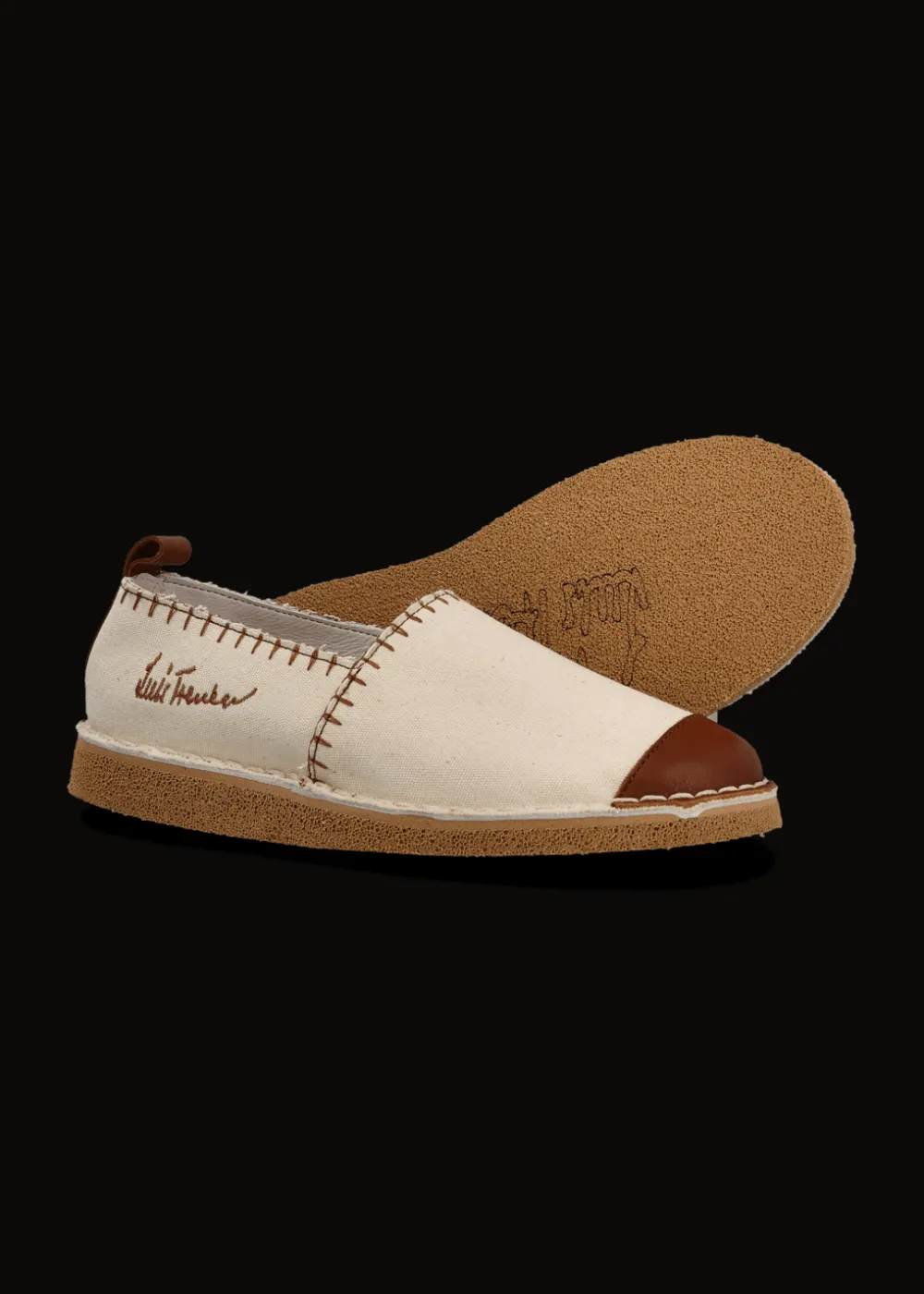 Damen Luis Trenker Espadrilles Aus Canvas Und Leder Ludrespa