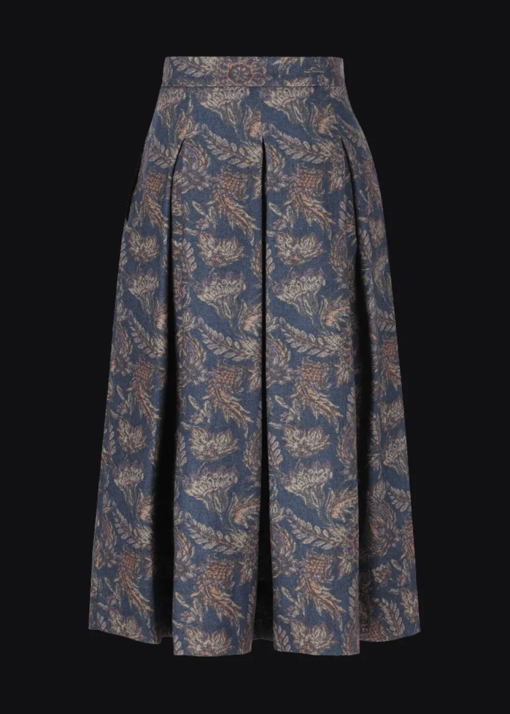 Damen Luis Trenker Faltenrock Mit Paisley-Print Luklaudia