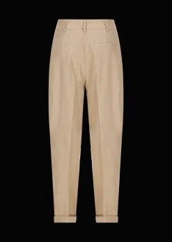 Damen Luis Trenker Flanell-Hose Im Carrot Fit Luloretta