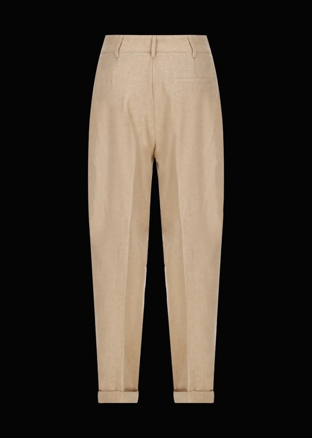 Damen Luis Trenker Flanell-Hose Im Carrot Fit Luloretta