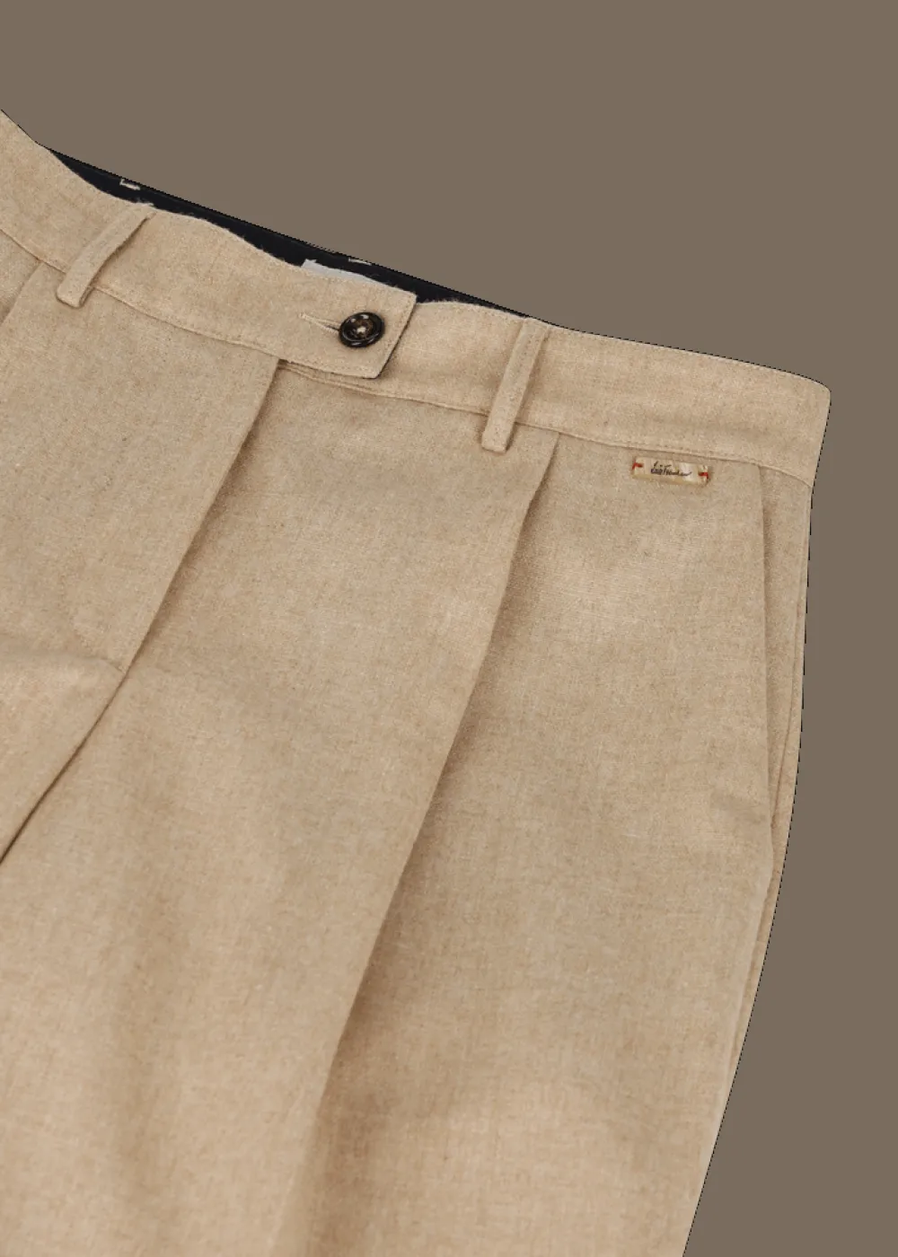 Damen Luis Trenker Flanell-Hose Im Carrot Fit Luloretta
