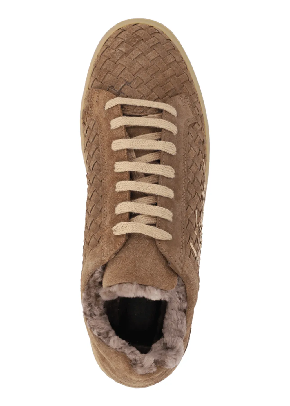 Herren Luis Trenker Geflochtener Wildleder-Sneaker Lupintros