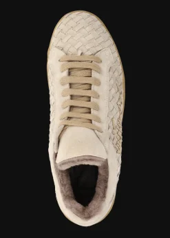 Damen Luis Trenker Geflochtener Wildleder-Sneaker Lupintras