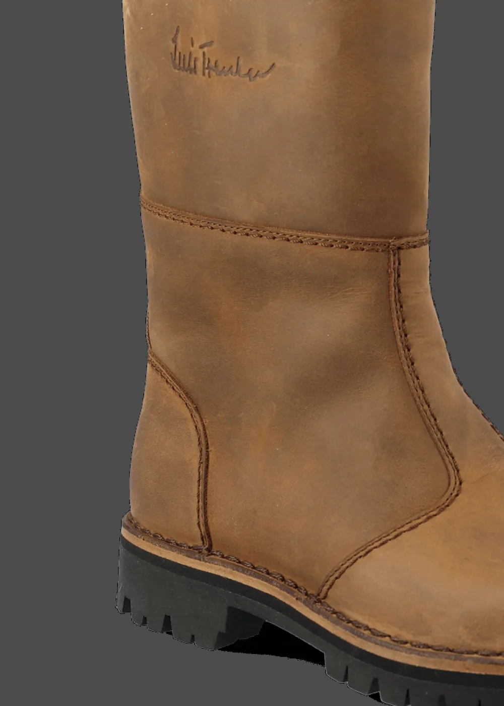 Damen Luis Trenker Halbhohe Lederboots Lustiefele