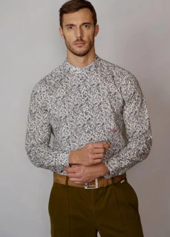 Herren Luis Trenker Hemd Mit Blumenmuster Lubernet