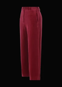 Damen Luis Trenker Hose Aus Jersey-Samt Lulottie