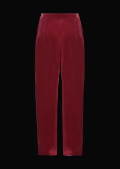 Damen Luis Trenker Hose Aus Jersey-Samt Lulottie