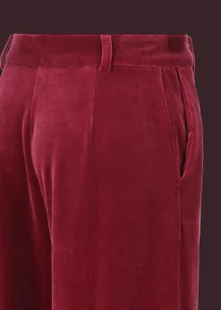 Damen Luis Trenker Hose Aus Jersey-Samt Lulottie