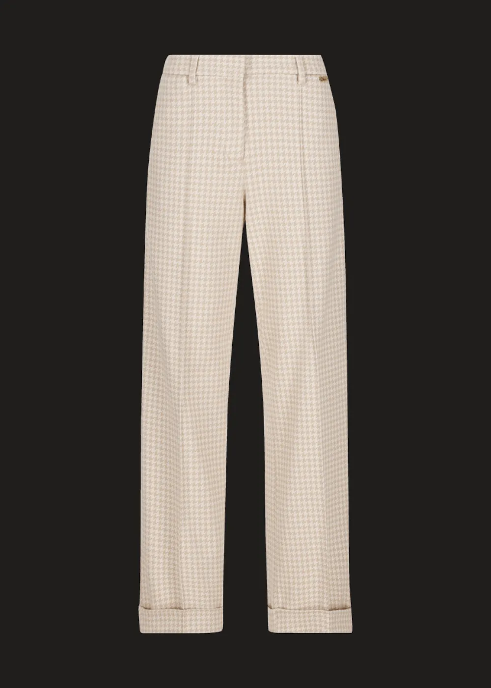 Damen Luis Trenker Hose Mit Hahnentrittmuster Lulara