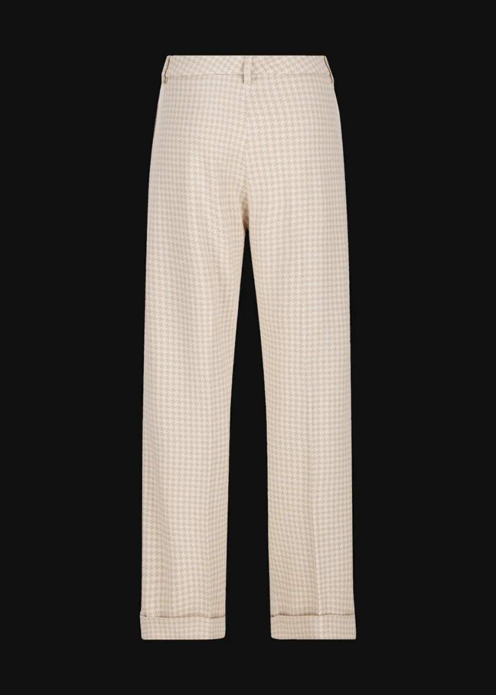 Damen Luis Trenker Hose Mit Hahnentrittmuster Lulara