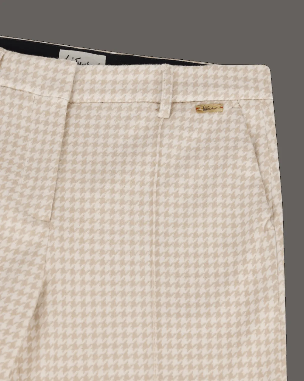 Damen Luis Trenker Hose Mit Hahnentrittmuster Lulara