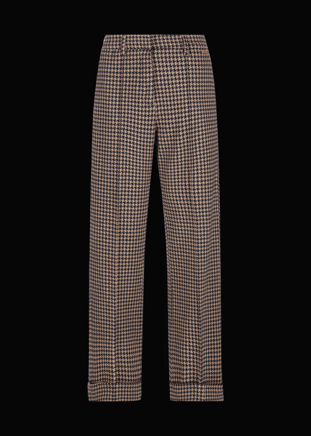 Damen Luis Trenker Hose Mit Hahnentrittmuster Lulara