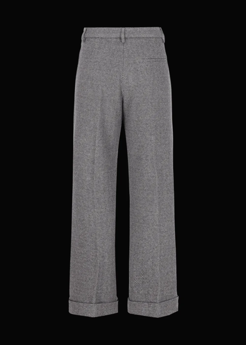 Damen Luis Trenker Jersey-Hose Mit Fischgrätmuster Lularina