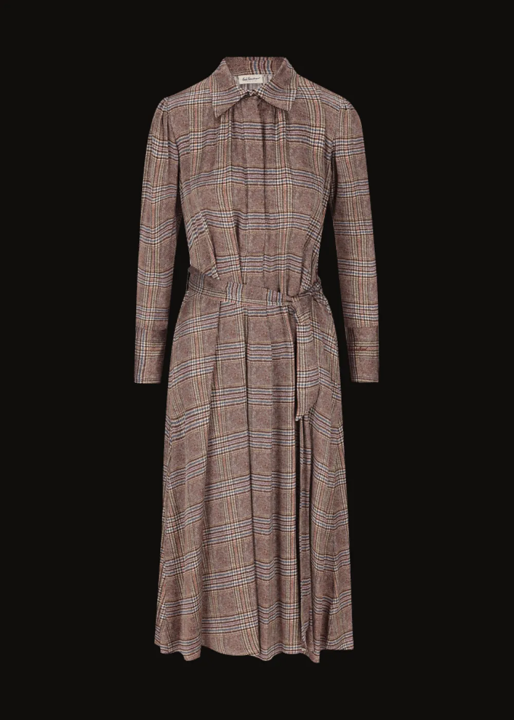 Damen Luis Trenker Kleid Mit Prince Of Wales Print Lueloisa