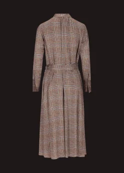 Damen Luis Trenker Kleid Mit Prince Of Wales Print Lueloisa