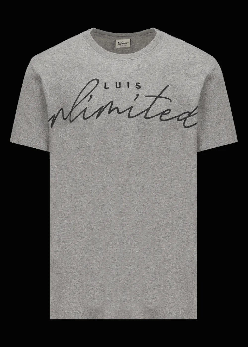 Herren Luis Trenker Kurzarmshirt Mit Slogan Luis Unlimited