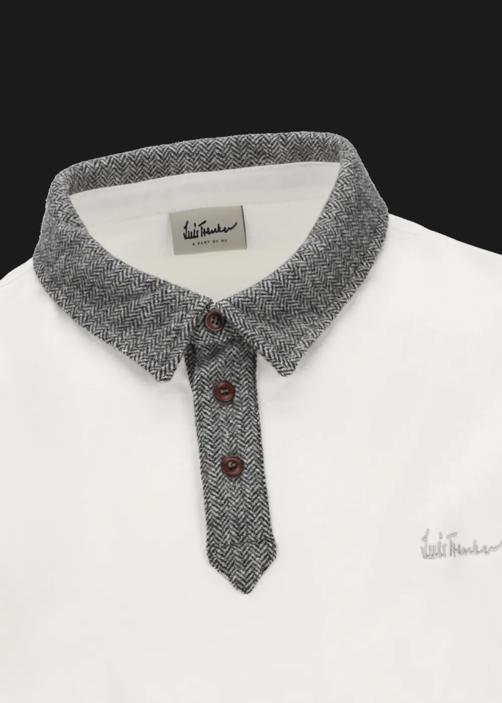 Herren Luis Trenker Langarm-Poloshirt Lufante