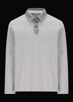 Herren Luis Trenker Langarm-Poloshirt Lufante