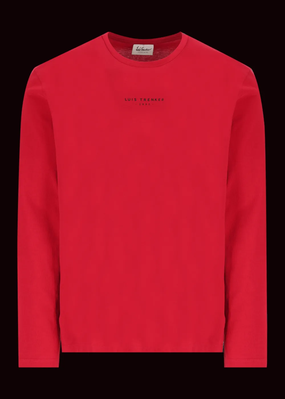 Herren Luis Trenker Langarmshirt Aus Baumwolle Lucarlo